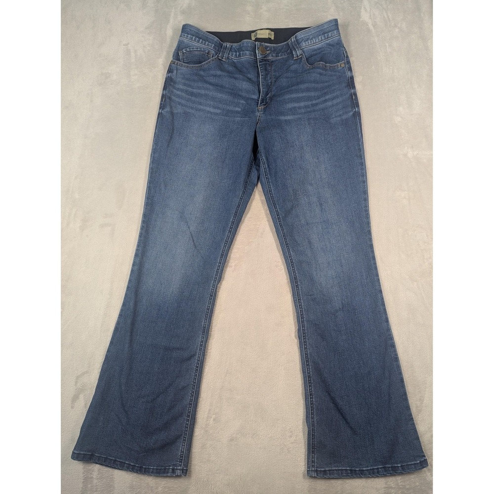 Democracy Ab Technology Jeans Womens 16 Med Wash High Rise Bootcut Stretch Denim